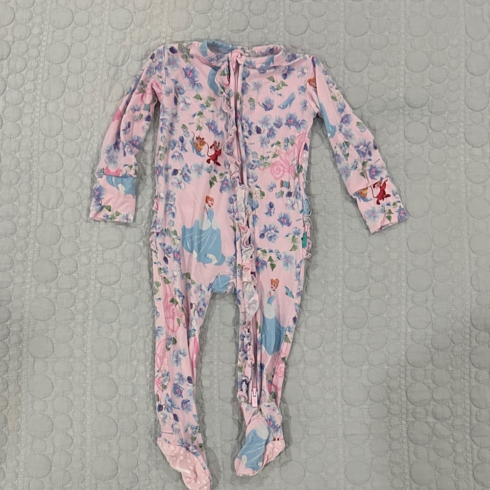 Posh Peanut Cinderella Floral Footie